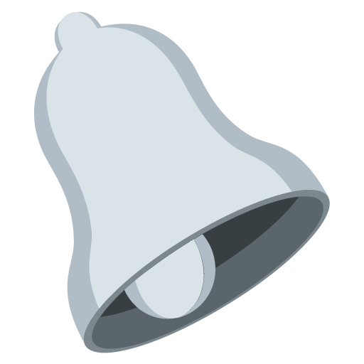 Bell as drawn by JoyPixels in 2.2