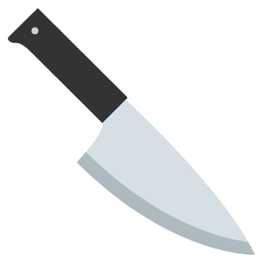 Kitchen Knife as drawn by JoyPixels in 2.2