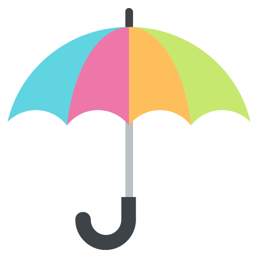 Umbrella as drawn by JoyPixels in 2.2