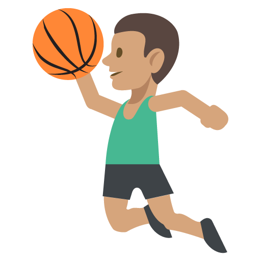 Person Bouncing Ball: Medium Skin Tone, the design in this release