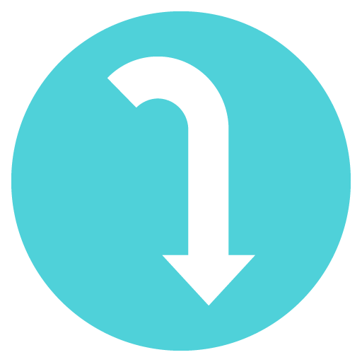 Right Arrow Curving Down, the design in this release