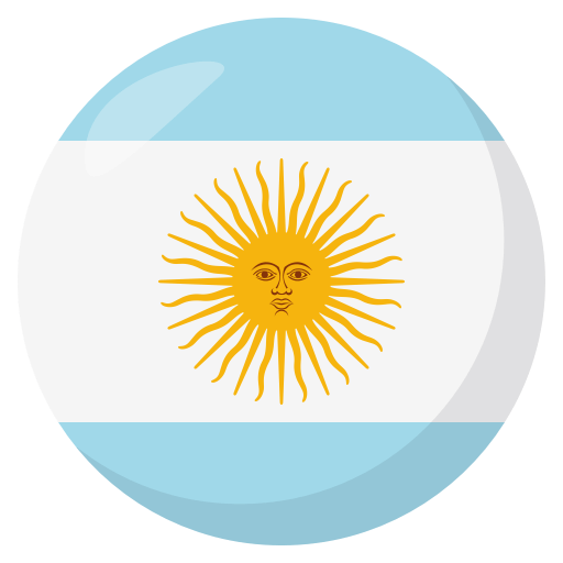 Flag: Argentina as drawn by JoyPixels in 3.0