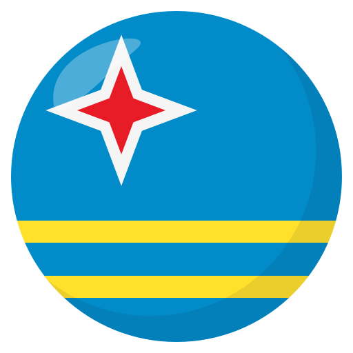 Flag: Aruba as drawn by JoyPixels in 3.0