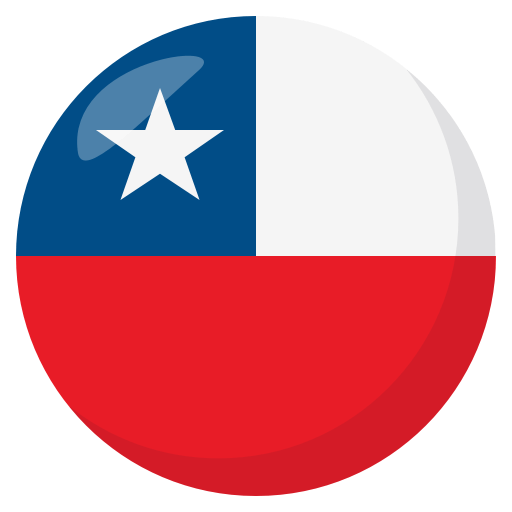Flag: Chile as drawn by JoyPixels in 3.0
