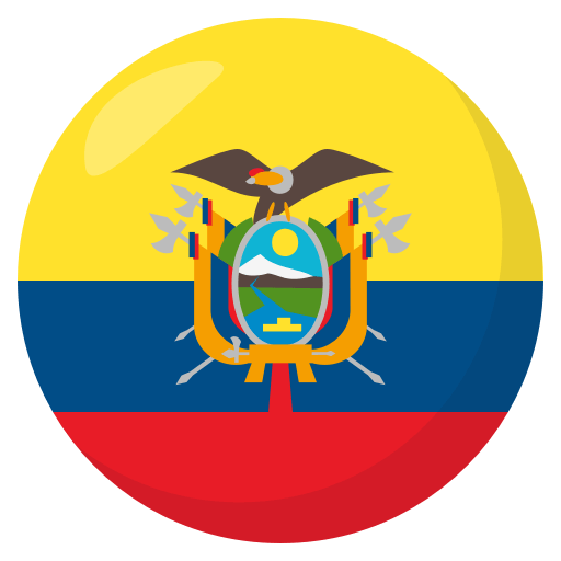 Flag: Ecuador as drawn by JoyPixels in 3.0