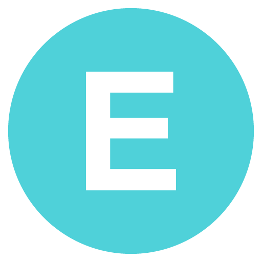Regional Indicator Symbol Letter E as drawn by JoyPixels in 3.0