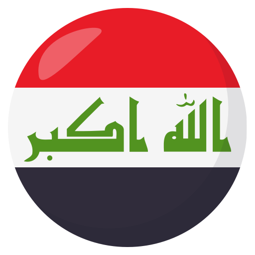 Flag: Iraq as drawn by JoyPixels in 3.0