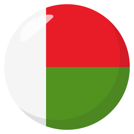 Flag: Madagascar as drawn by JoyPixels in 3.0
