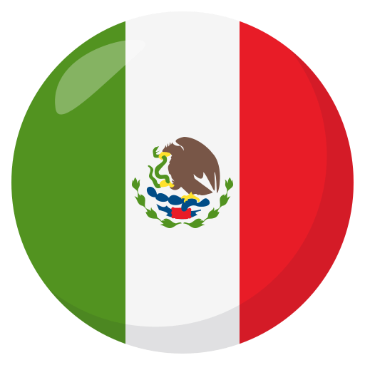 Flag: Mexico as drawn by JoyPixels in 3.0