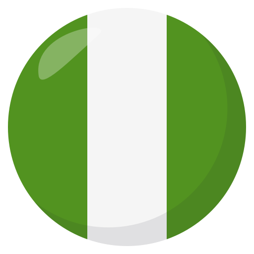 Flag: Nigeria as drawn by JoyPixels in 3.0