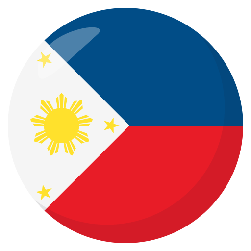 Flag: Philippines as drawn by JoyPixels in 3.0