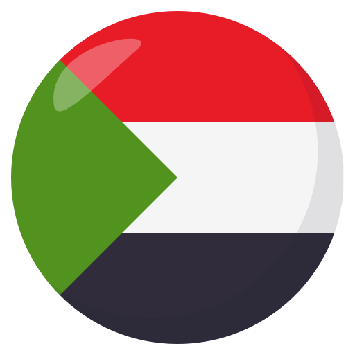 Flag: Sudan as drawn by JoyPixels in 3.0