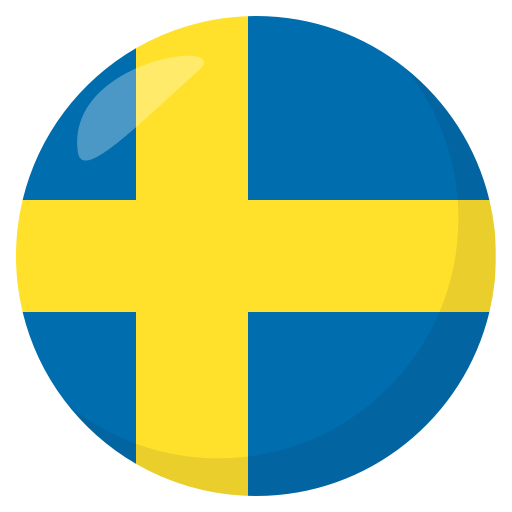 Flag: Sweden as drawn by JoyPixels in 3.0