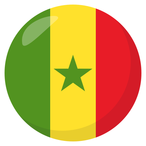 Flag: Senegal as drawn by JoyPixels in 3.0