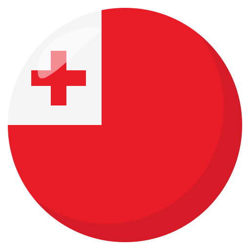 Drapeau : Tonga as drawn by JoyPixels in 3.0