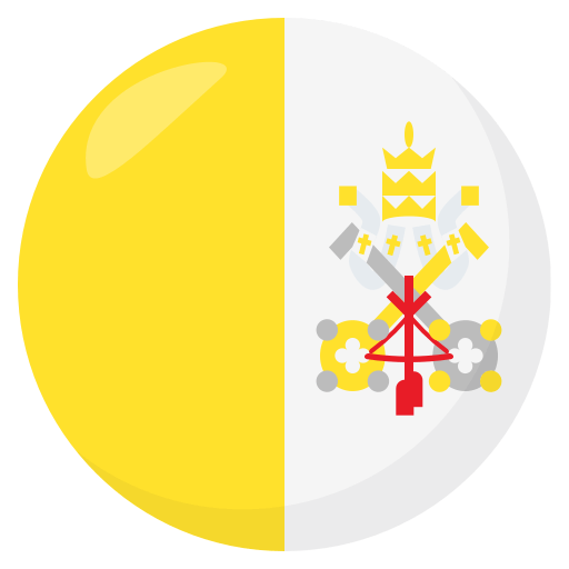 Flag: Vatican City as drawn by JoyPixels in 3.0