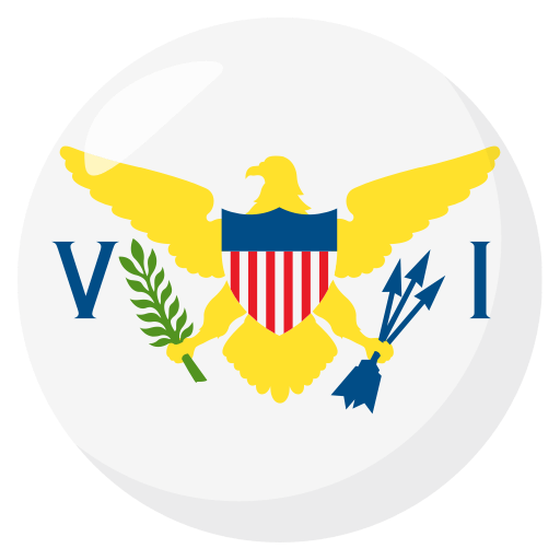 Flag: U.S. Virgin Islands as drawn by JoyPixels in 3.0