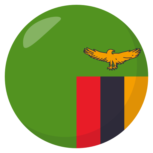 Flag: Zambia as drawn by JoyPixels in 3.0