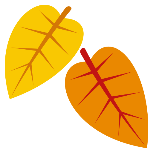 Fallen Leaf as drawn by JoyPixels in 3.0