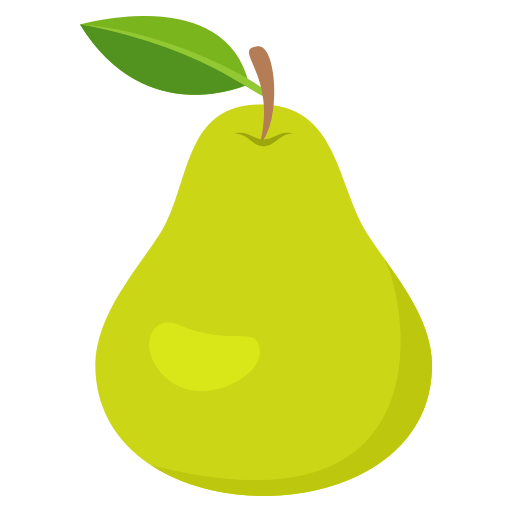 Pear as drawn by JoyPixels in 3.0