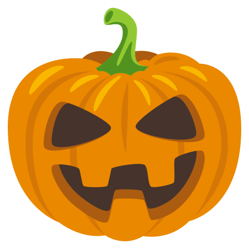 Jack-O-Lantern as drawn by JoyPixels in 3.0