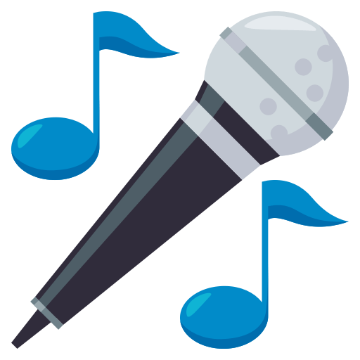 Microphone as drawn by JoyPixels in 3.0