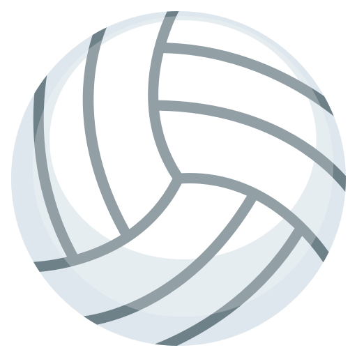 Volleyball as drawn by JoyPixels in 3.0