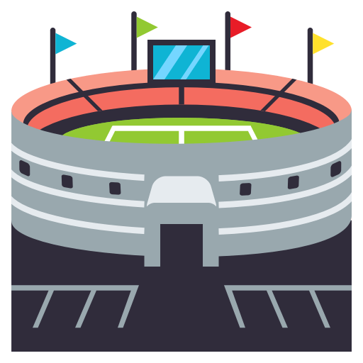 Stadium as drawn by JoyPixels in 3.0