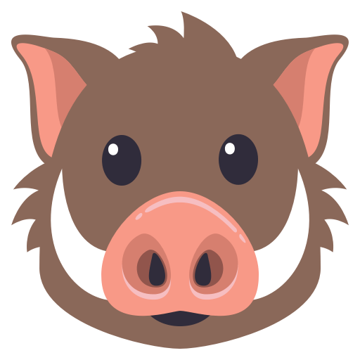 Boar as drawn by JoyPixels in 3.0