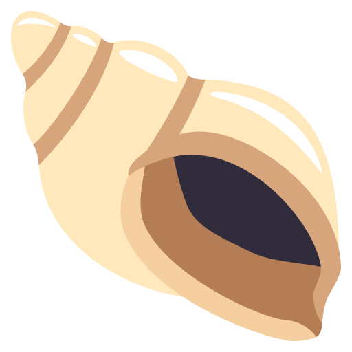 Spiral Shell as drawn by JoyPixels in 3.0