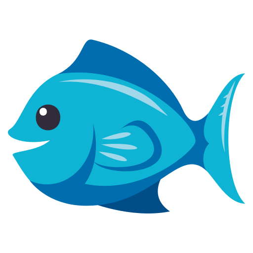 Fish as drawn by JoyPixels in 3.0