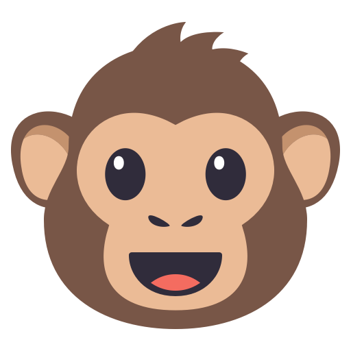 Monkey Face as drawn by JoyPixels in 3.0