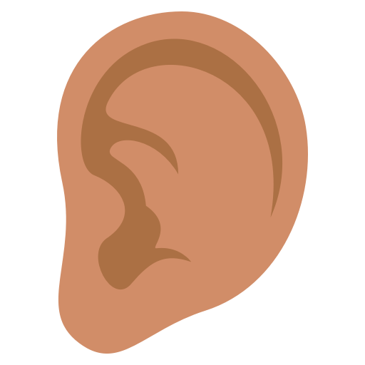 Ear: Medium Skin Tone, the previous design