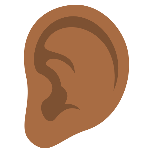 Ear: Medium-Dark Skin Tone, the previous design