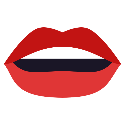 Mouth as drawn by JoyPixels in 3.0