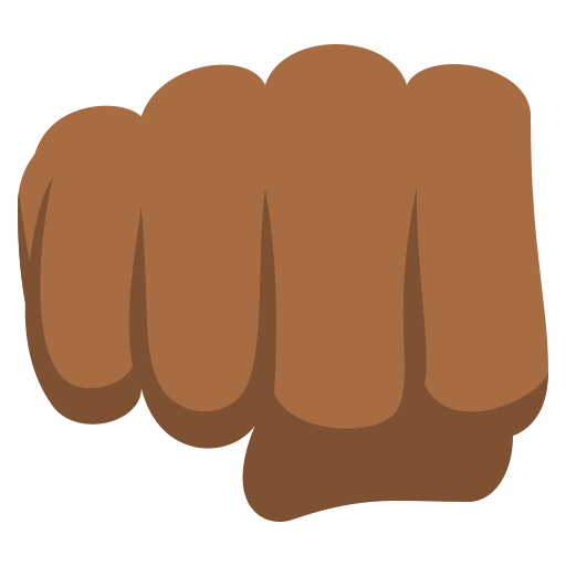Oncoming Fist: Medium-Dark Skin Tone, the previous design