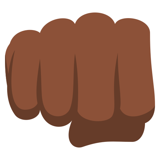 Oncoming Fist: Dark Skin Tone, the previous design