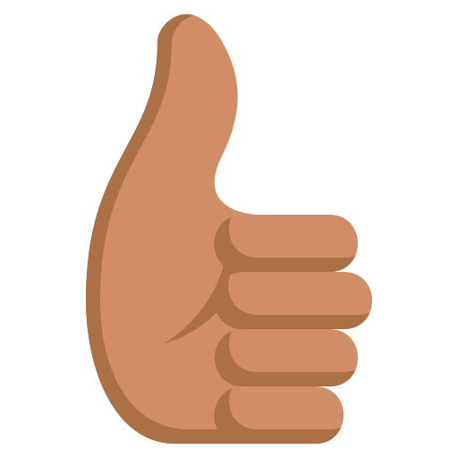 Thumbs up: Medium Skin Tone, the design in this release