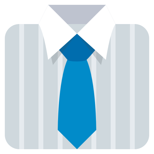 Necktie as drawn by JoyPixels in 3.0