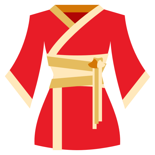Kimono as drawn by JoyPixels in 3.0