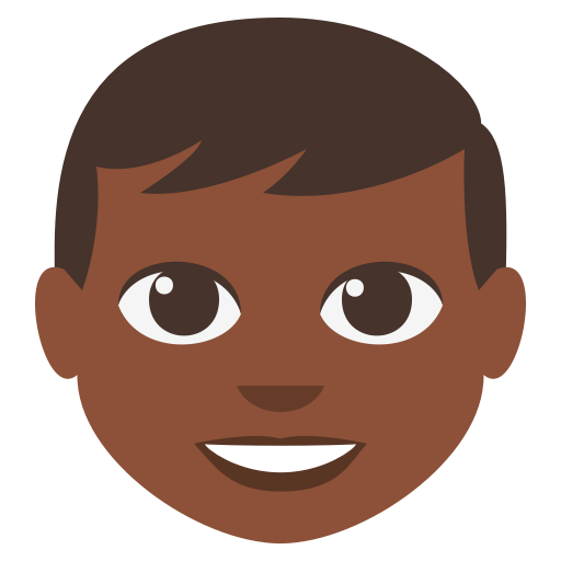Boy: Dark Skin Tone, the previous design