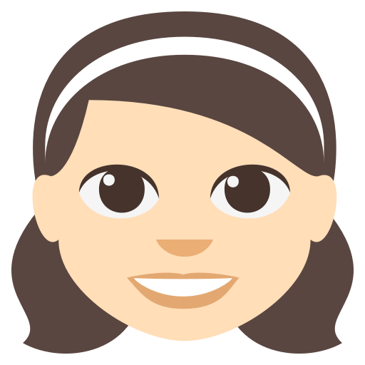 Girl: Light Skin Tone, the previous design