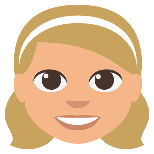 Girl: Medium-Light Skin Tone, the previous design