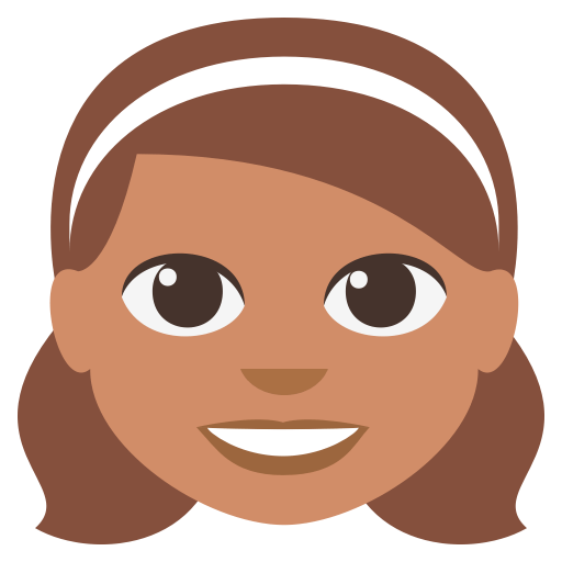 Girl: Medium Skin Tone, the previous design