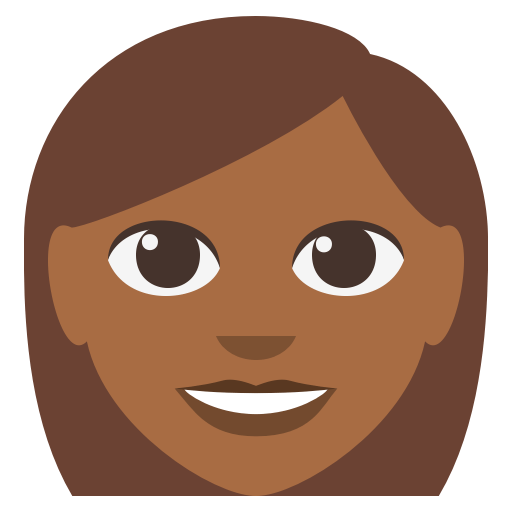 Woman: Medium-Dark Skin Tone, the design in this release