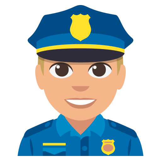 Police Officer: Medium-Light Skin Tone, the design in this release