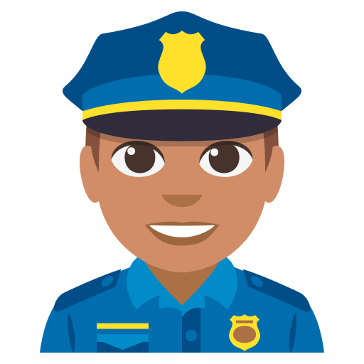 Police Officer: Medium Skin Tone, the design in this release