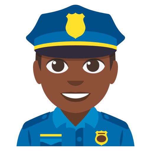 Police Officer: Dark Skin Tone, the design in this release