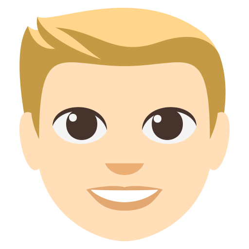 Person: Light Skin Tone, Blond Hair, the design in this release