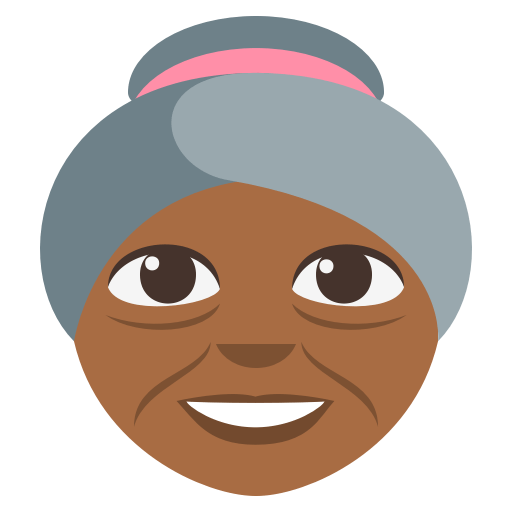 Old Woman: Medium-Dark Skin Tone, the design in this release